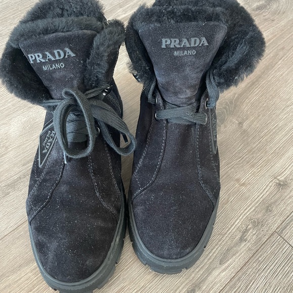 Prada winter suede boots - Picture 3 of 4